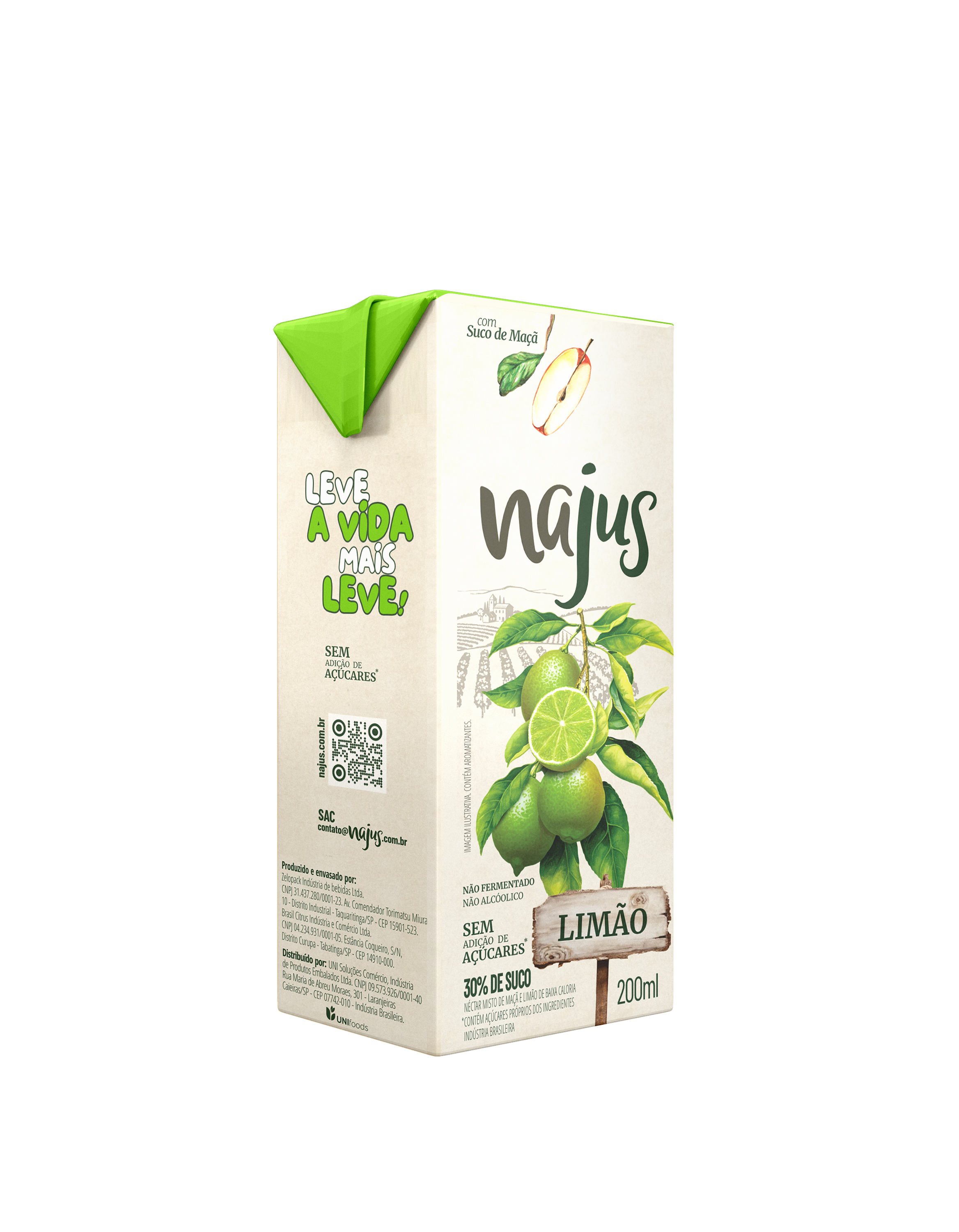 Suco Najus Limão